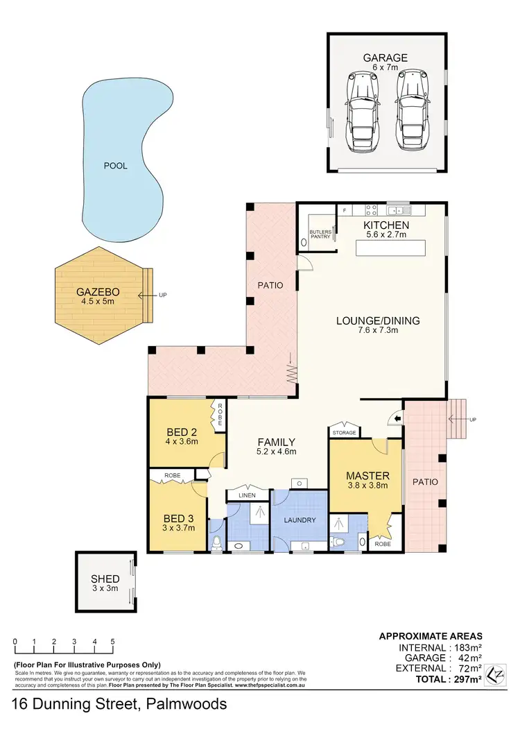 Floorplan of Homely house listing, 16 Dunning St, Palmwoods QLD 4555