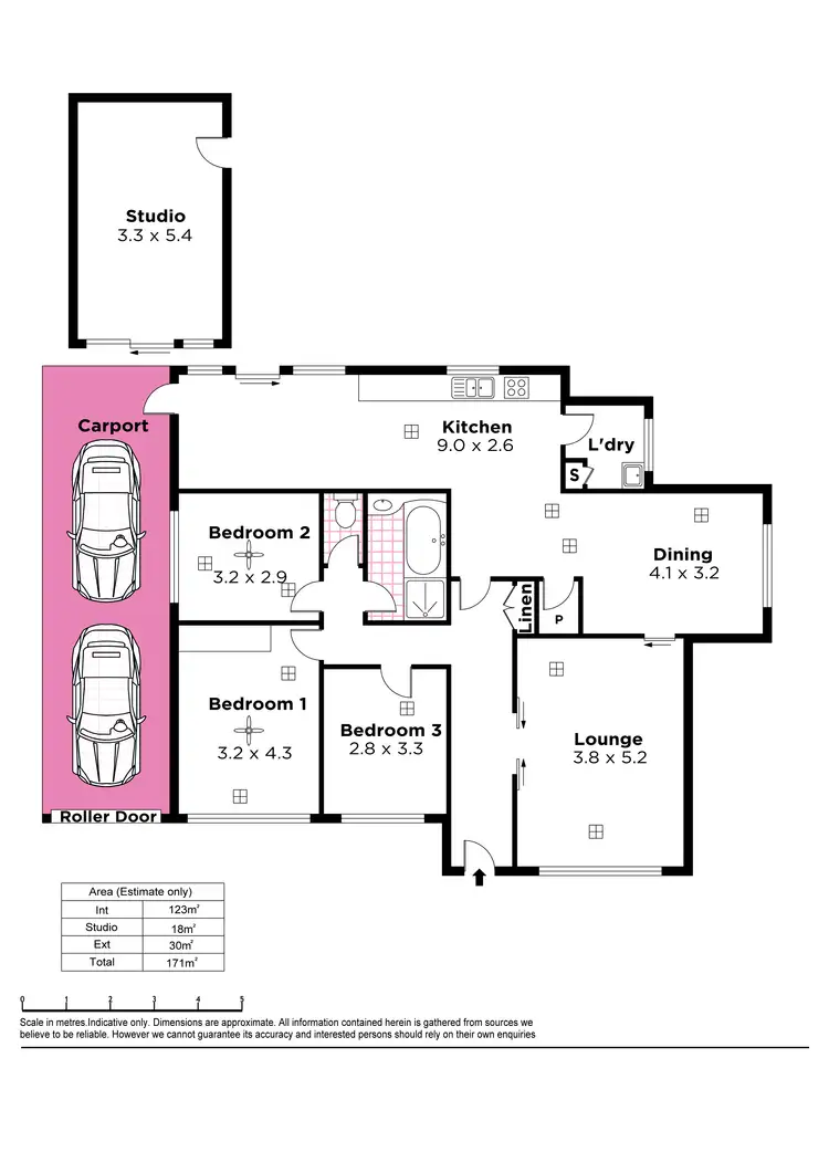 Floorplan of Homely house listing, 16 Wentworth Drive, Ingle Farm SA 5098