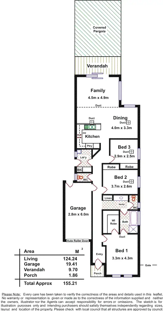 Floorplan of Homely house listing, 427 North East Road, Hillcrest SA 5086