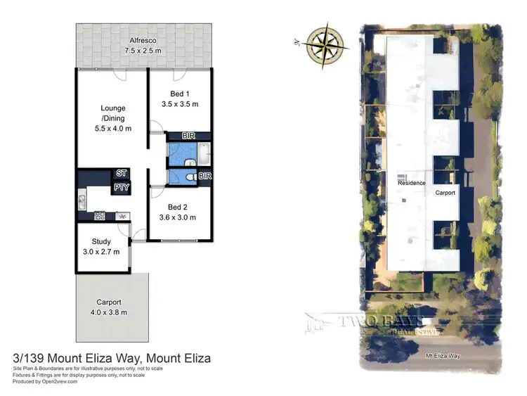Floorplan of Homely unit listing, 3/139 Mt Eliza Way, Mount Eliza VIC 3930