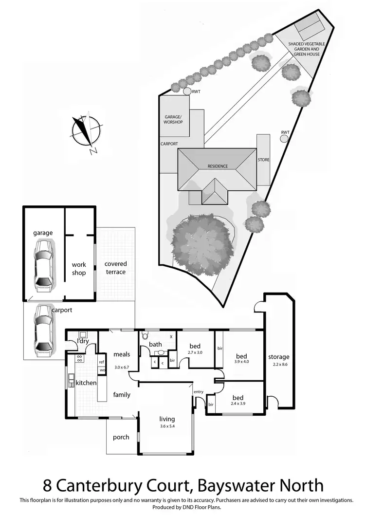 Floorplan of Homely house listing, 8 Canterbury Court, Bayswater North VIC 3153
