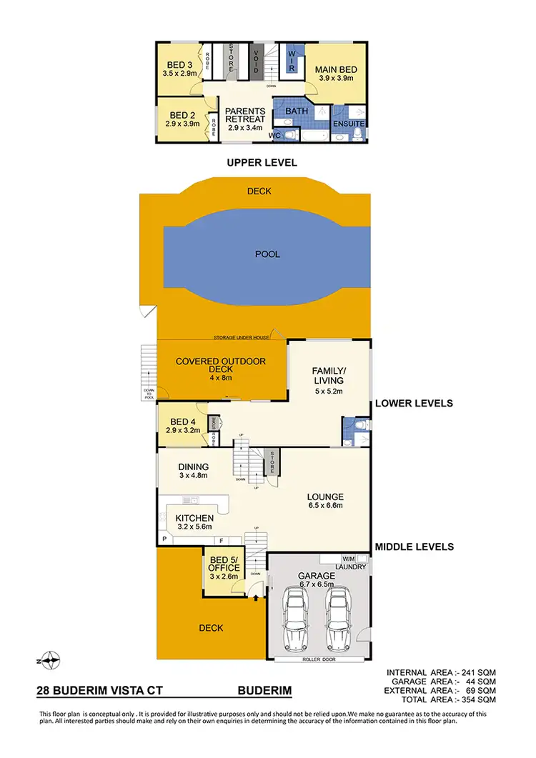 Floorplan of Homely house listing, 28 Buderim Vista Court, Buderim QLD 4556