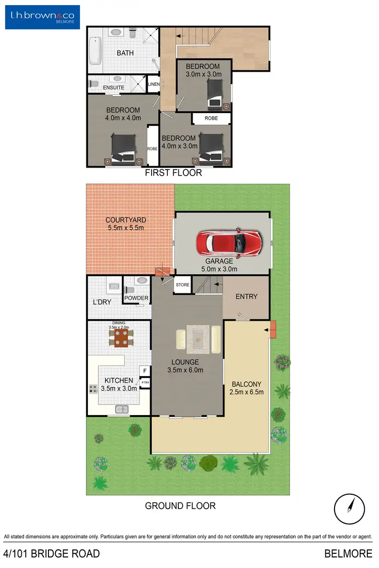 Floorplan of Homely townhouse listing, 4/101 Bridge Road, Belmore NSW 2192