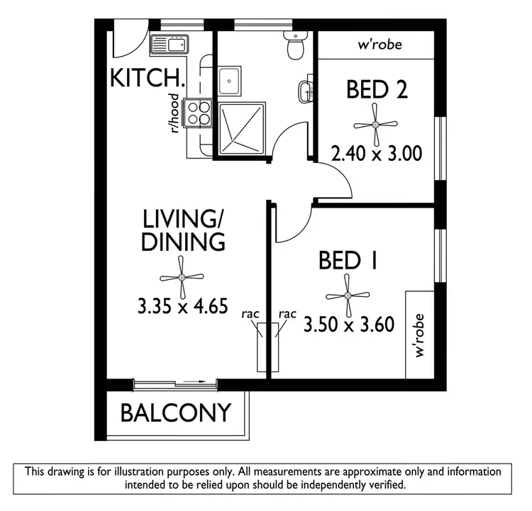 Floorplan of Homely unit listing, 11/40 Chatham Road, Keswick SA 5035
