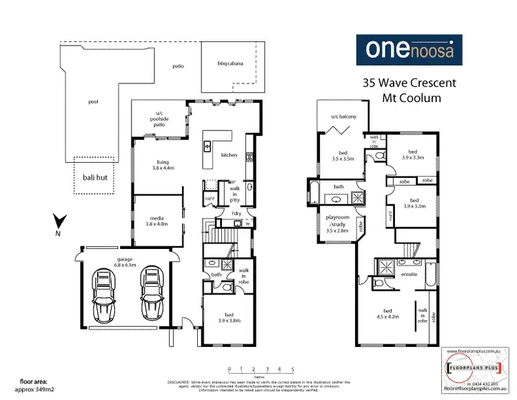 Floorplan of Homely house listing, 35 Wave Crescent, Mount Coolum QLD 4573