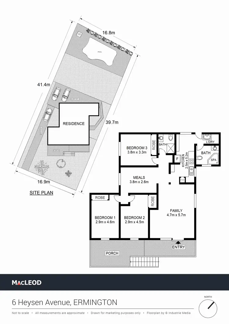 Floorplan of Homely house listing, 6 Heysen Avenue, Ermington NSW 2115