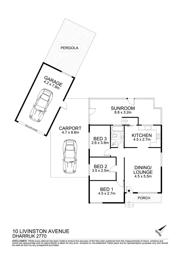 Floorplan of Homely house listing, 10 Livingston Avenue, Dharruk NSW 2770