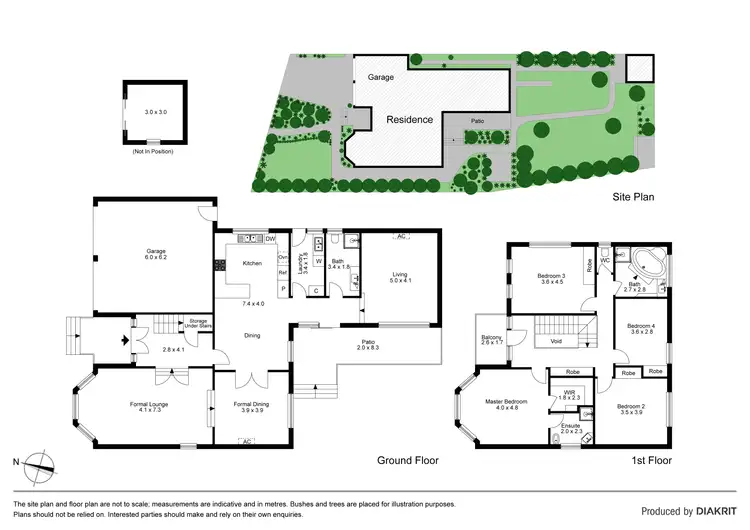 Floorplan of Homely house listing, 1 Asti Court, Avondale Heights VIC 3034