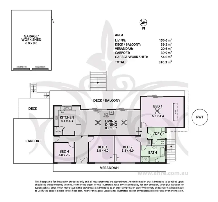 Floorplan of Homely house listing, 9 Dalmeny Dr, Mount Barker SA 5251