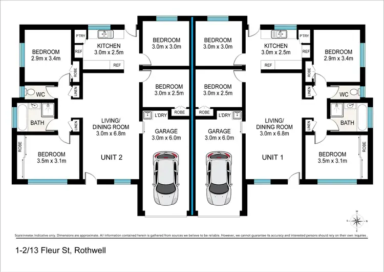Floorplan of Homely house listing, 13 Fleur St, Rothwell QLD 4022