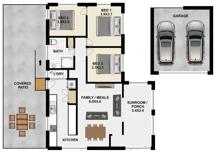 Floorplan of Homely house listing, 4 Mira St, Inala QLD 4077
