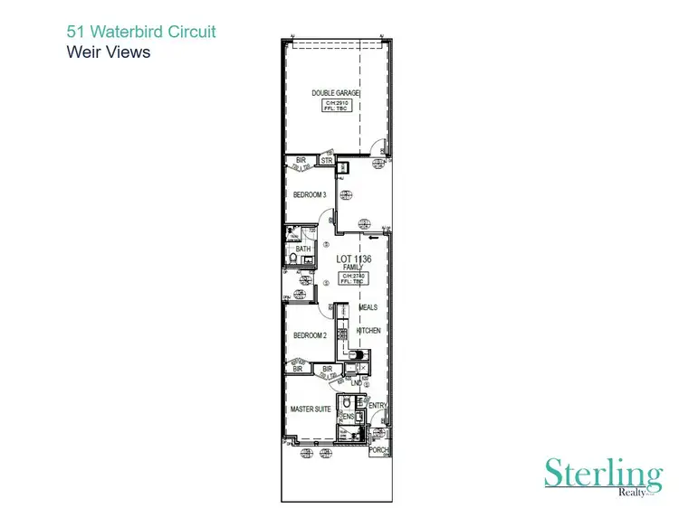 Floorplan of Homely house listing, 51 Waterbird Circuit, Weir Views VIC 3338