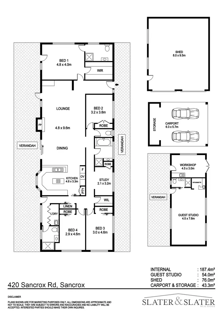 Floorplan of Homely rural property listing, 420 Sancrox Road St, Sancrox NSW 2446