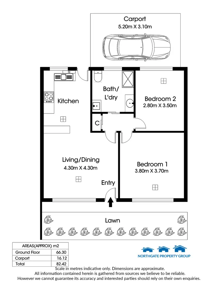 Floorplan of Homely unit listing, Unit 8/2 Maple Ave, Klemzig SA 5087
