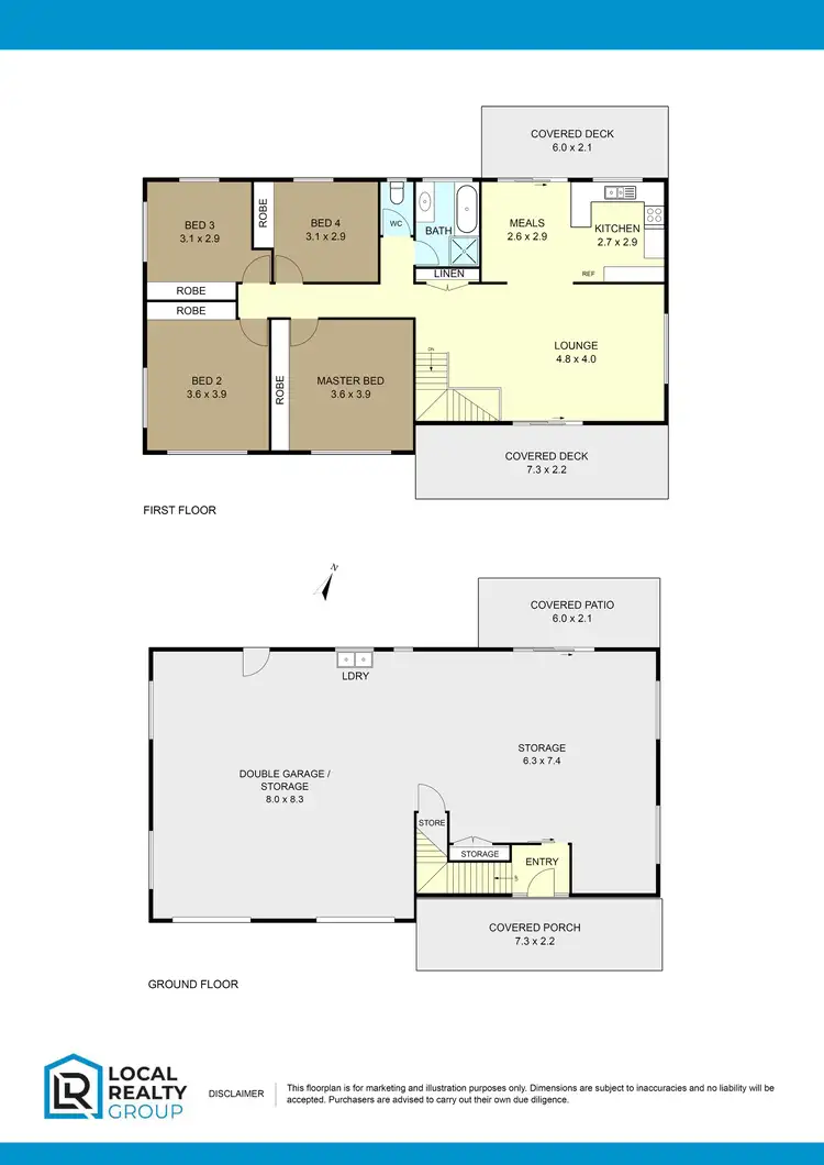 Floorplan of Homely house listing, 27 Hillside Dr, Daisy Hill QLD 4127