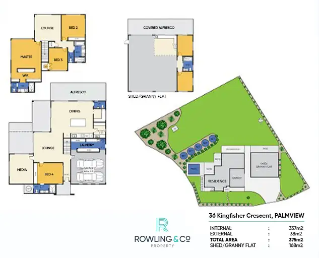 Floorplan of Homely house listing, 36 Kingfisher Cres, Palmview QLD 4553