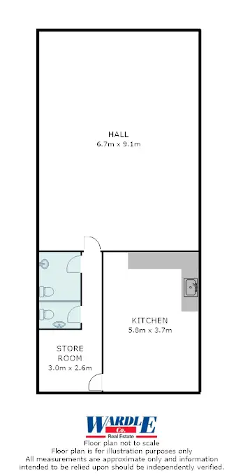 Floorplan of Homely warehouse listing, 26 Fourth St, Orroroo SA 5431