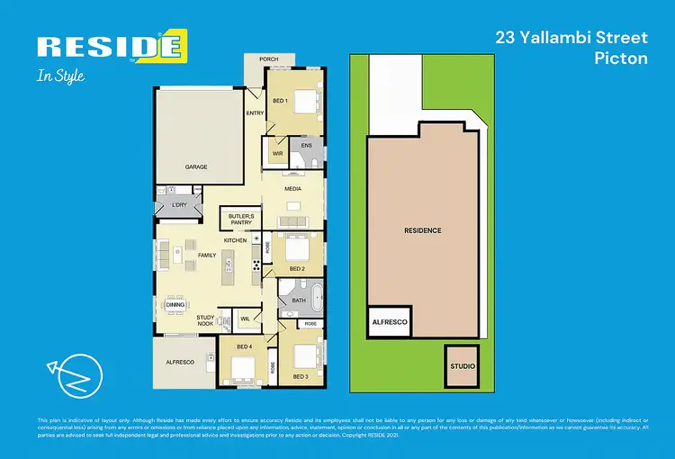 Floorplan of Homely house listing, 23 Yallambi St, Picton NSW 2571