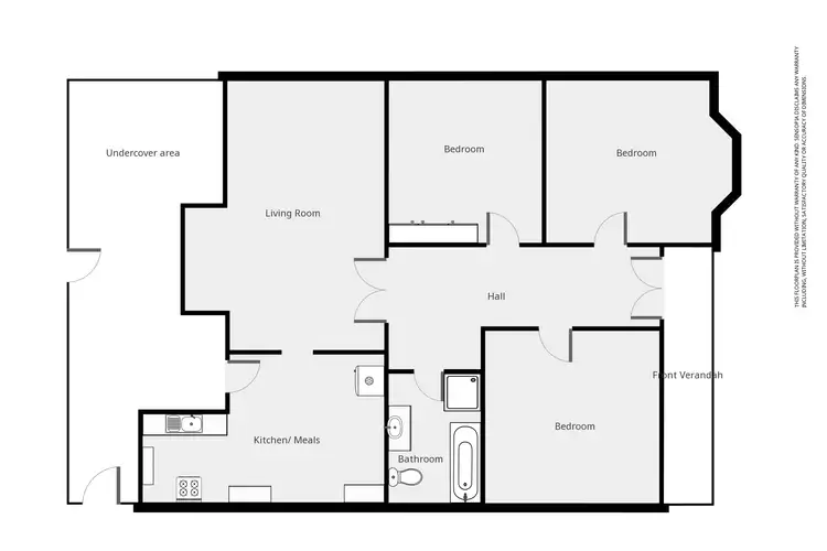 Floorplan of Homely house listing, 7 Johnson St, Stawell VIC 3380