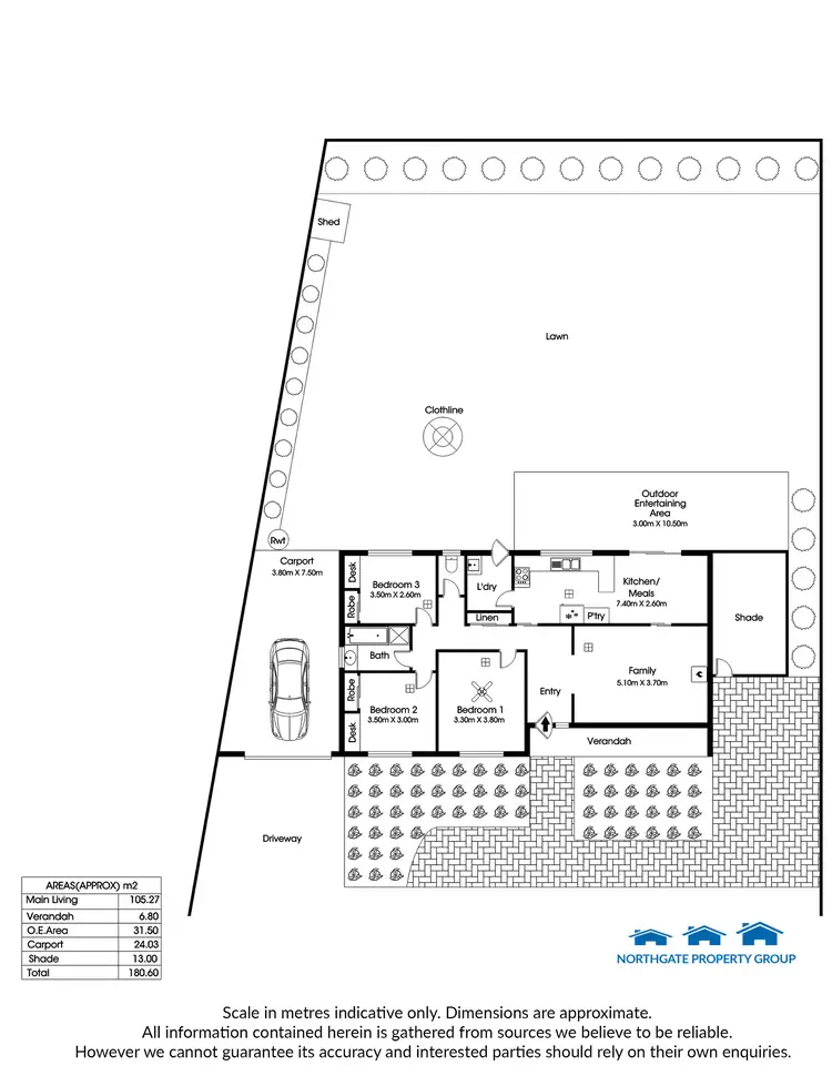 Floorplan of Homely house listing, 4 Maurine Tce, Para Vista SA 5093