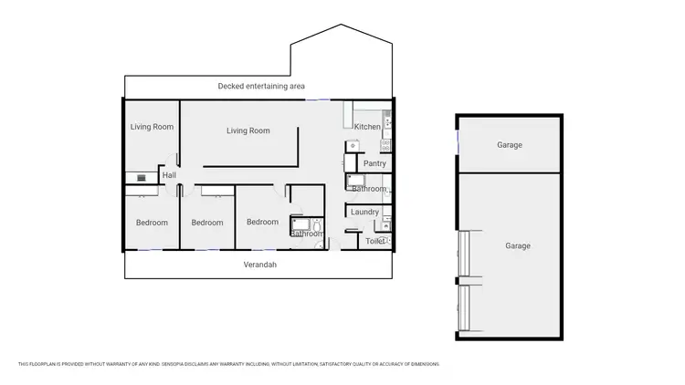 Floorplan of Homely house listing, 38-40 Main St, Great Western VIC 3374