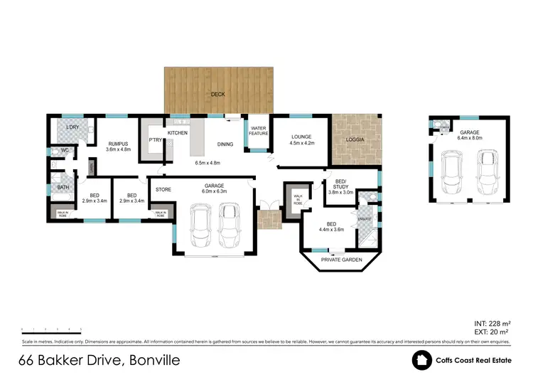 Floorplan of Homely rural property listing, 66 Bakker Dr, Bonville NSW 2450