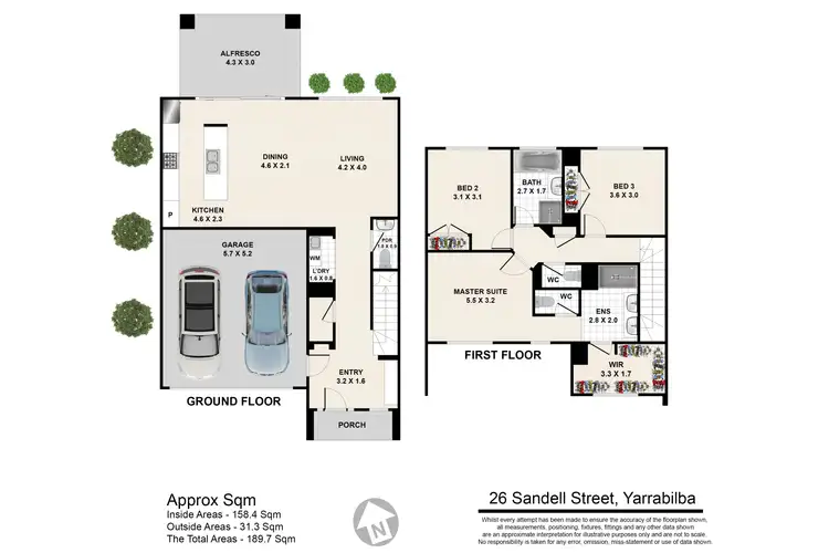Floorplan of Homely house listing, 26 Sandell St, Yarrabilba QLD 4207