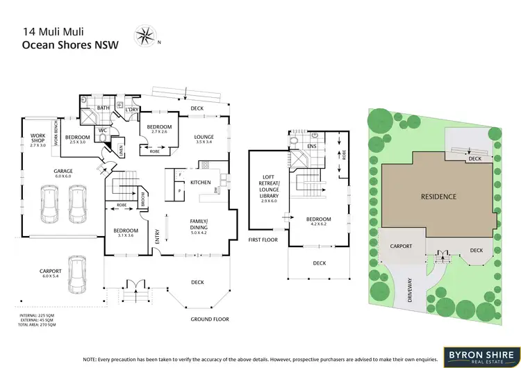Floorplan of Homely house listing, 14 Muli Muli Ave, Ocean Shores NSW 2483