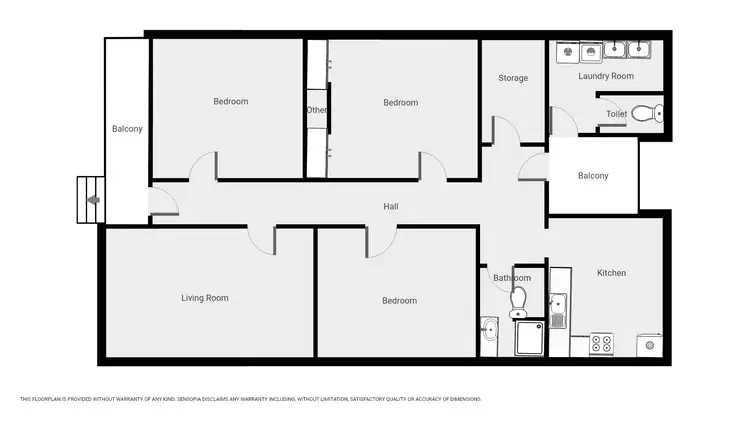 Floorplan of Homely house listing, 25 Campbell St, Stawell VIC 3380