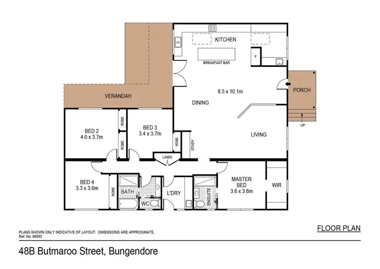 Floorplan of Homely house listing, 48B Butmaroo Street, Bungendore NSW 2621