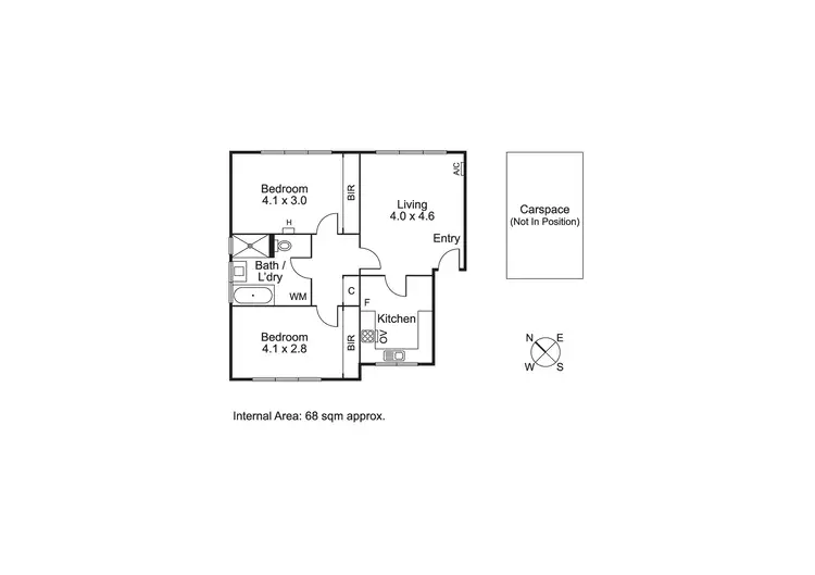 Floorplan of Homely apartment listing, 12/144 Brighton Rd, Ripponlea VIC 3185