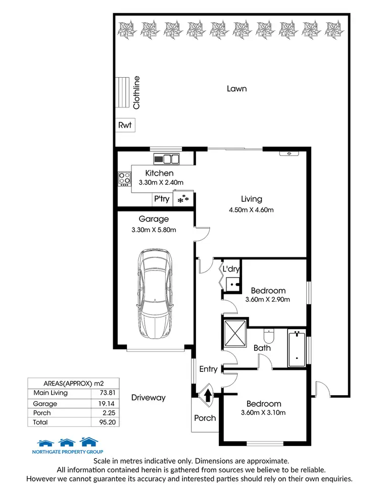 Floorplan of Homely unit listing, Unit 26/40 Hazel Rd, Salisbury East SA 5109