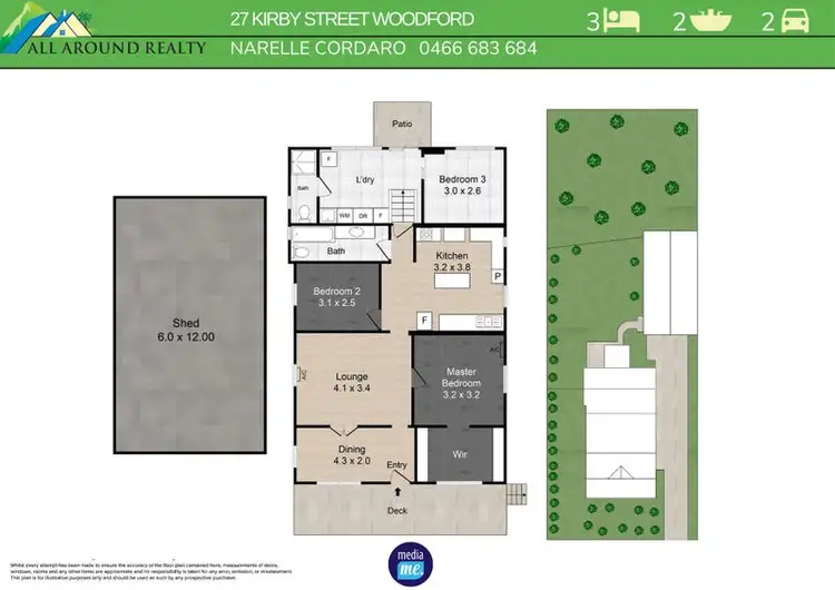 Floorplan of Homely house listing, 27 Kirby Street, Woodford QLD 4514
