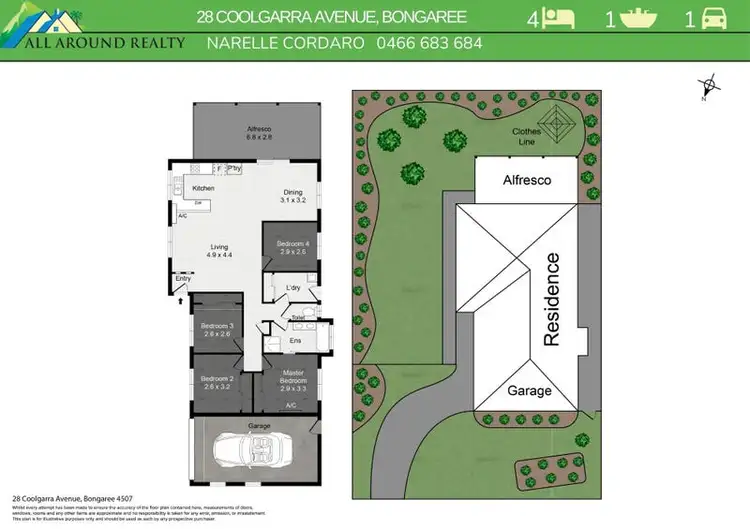 Floorplan of Homely house listing, 28 Coolgarra Avenue, Bongaree QLD 4507