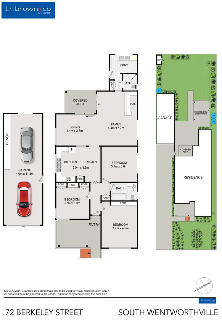 Floorplan of Homely house listing, 72 Berkeley St, South Wentworthville NSW 2145
