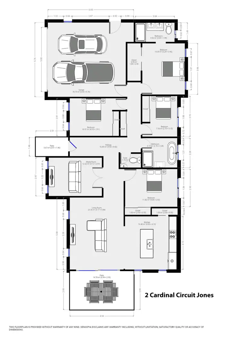 Floorplan of Homely house listing, 2 Cardinal Circuit, Jones Hill QLD 4570