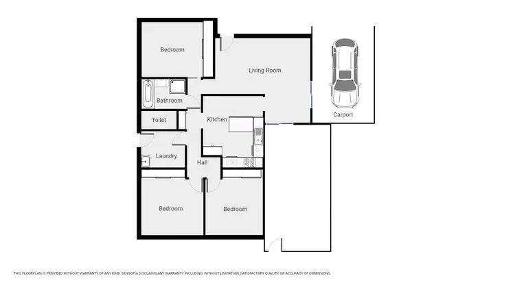 Floorplan of Homely house listing, 16 Mahnke St, Stawell VIC 3380