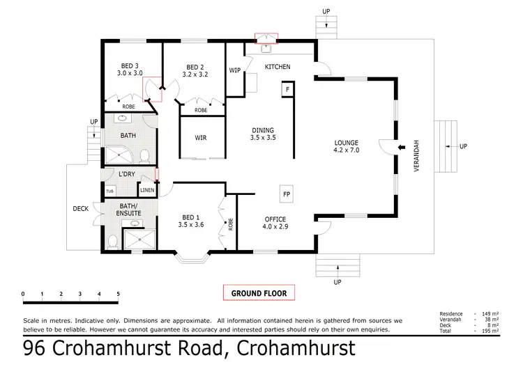 Floorplan of Homely rural property listing, 4/151 Crohamhurst Rd, Crohamhurst QLD 4519