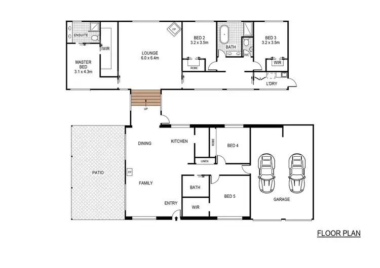 Floorplan of Homely house listing, 66 Widgiewa Rd, Carwoola NSW 2620