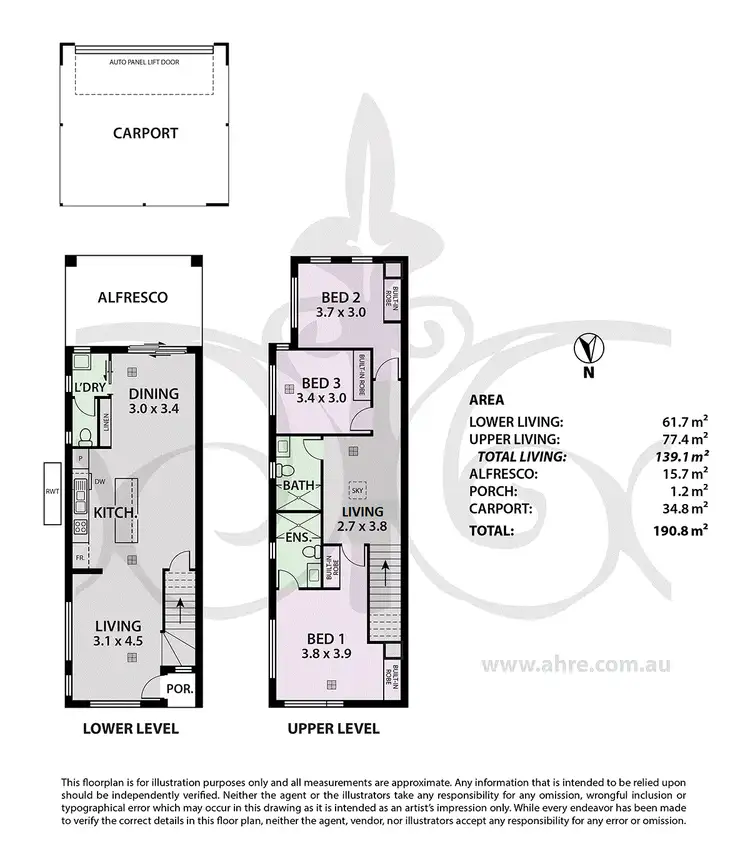 Floorplan of Homely townhouse listing, 2 Lavender Lane, Mount Barker SA 5251