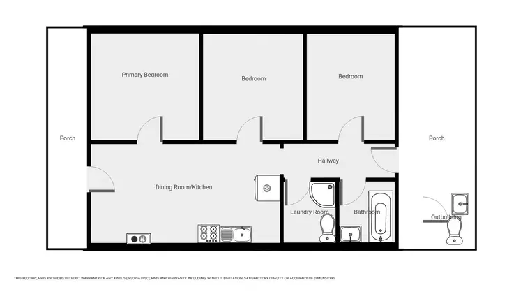 Floorplan of Homely house listing, 10 Kofoed St, Stawell VIC 3380