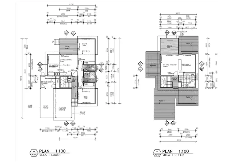Floorplan of Homely villa listing, 1/3-5 Wyvern Road, Rainbow Beach QLD 4581