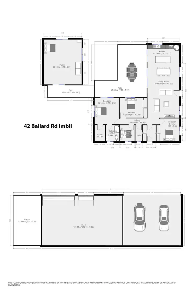 Floorplan of Homely house listing, 42 Ballard Rd, Imbil QLD 4570