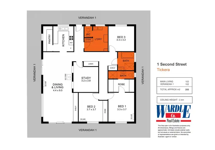 Floorplan of Homely house listing, 1 Second St, Tickera SA 5555