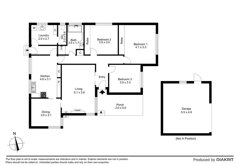 Floorplan of Homely house listing, 23 Bordeaux Street, Avondale Heights VIC 3034