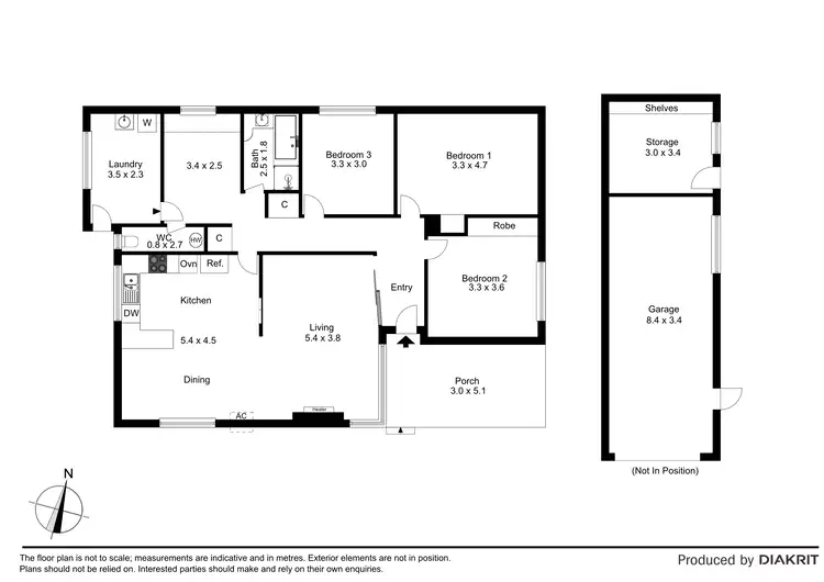 Floorplan of Homely house listing, 97 Military Road, Avondale Heights VIC 3034