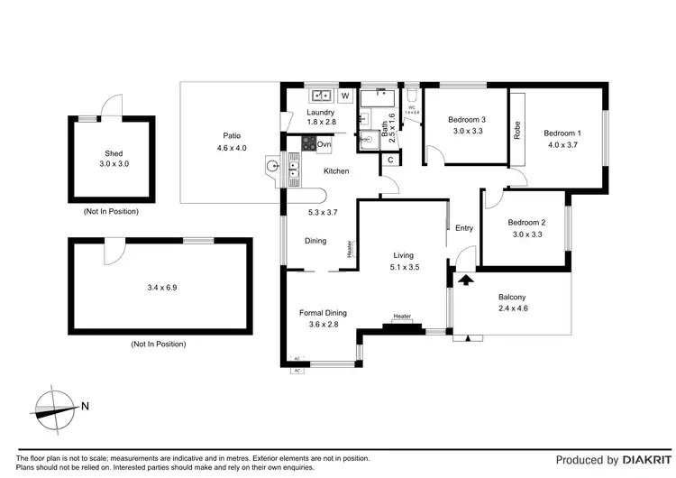 Floorplan of Homely house listing, 23 St Raphael Street, Avondale Heights VIC 3034