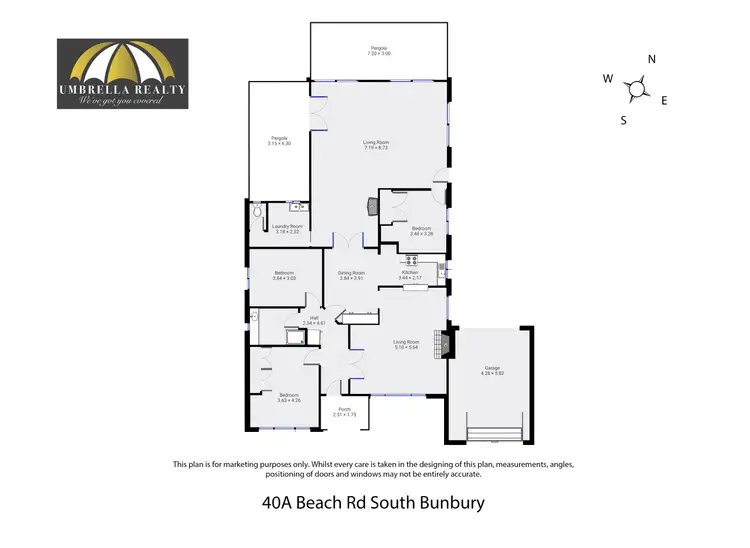Floorplan of Homely house listing, 40A Beach Rd, South Bunbury WA 6230