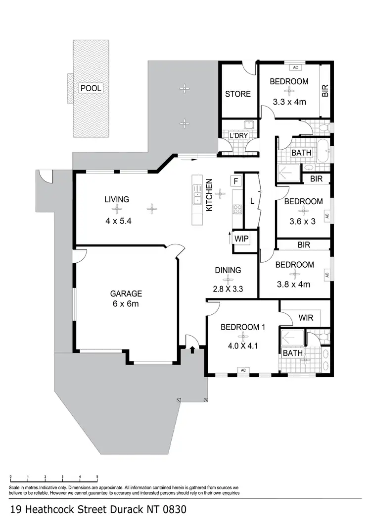 Floorplan of Homely house listing, 19 Heathcock Street, Durack NT 830