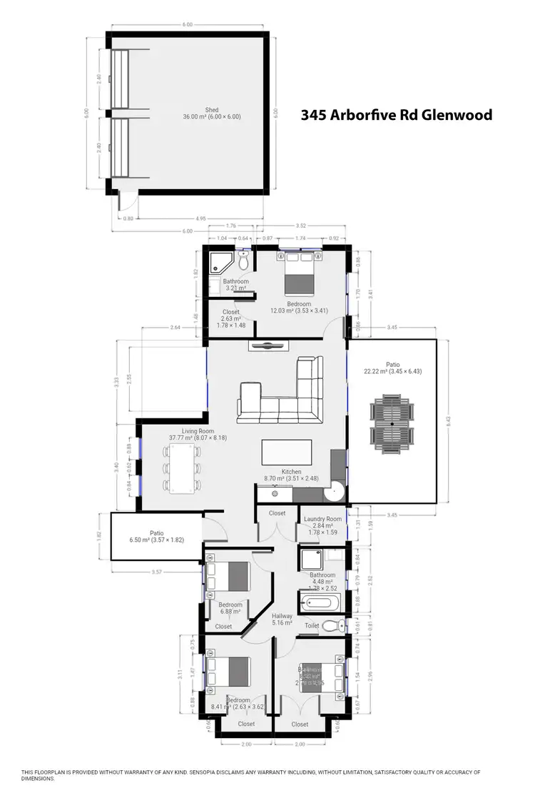 Floorplan of Homely house listing, 345 Arborfive Rd, Glenwood QLD 4570